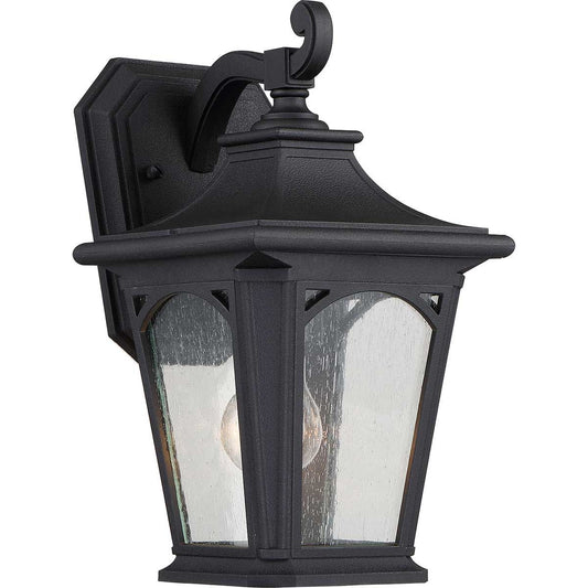 Bedford in Light Small Wall Lantern in Mystic Black