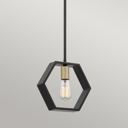 Bismarck Light Mini Pendant in Earth Black