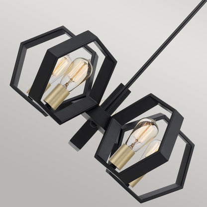 Bismarck Light Chandelier in Earth Black