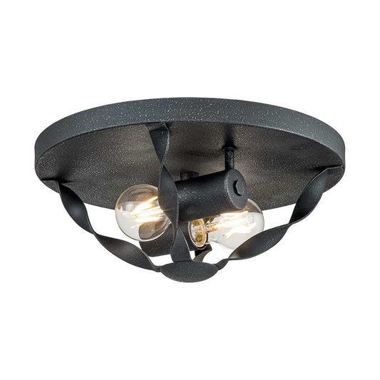 Bradbury Light Flush in Grey Ash