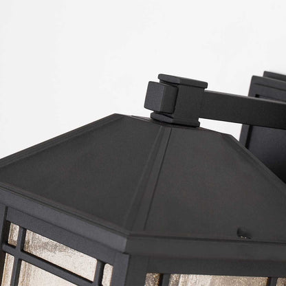 Cedar Point Light Wall Lantern in Medium in Black