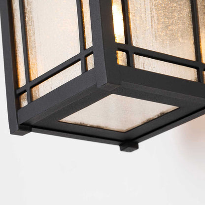 Cedar Point Light Wall Lantern in Medium in Black