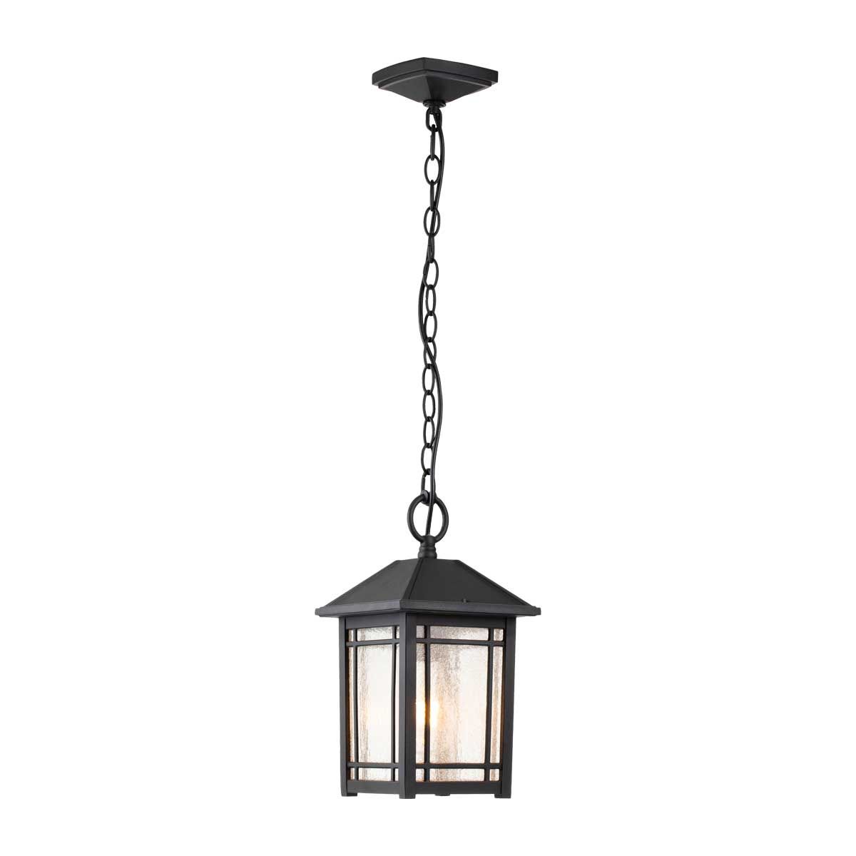 Cedar Point In Light Chain Lantern In Black