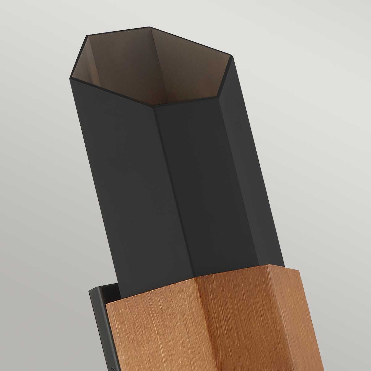 Chasm LED Wall Lantern in Matte Black