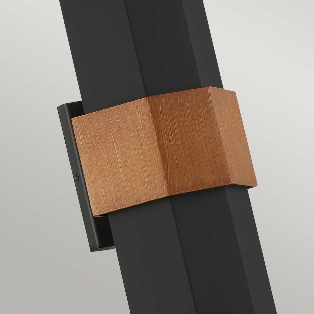 Chasm LED Wall Lantern in Matte Black
