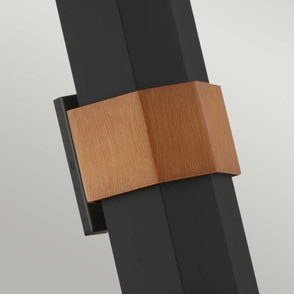 Chasm LED Wall Lantern in Matte Black