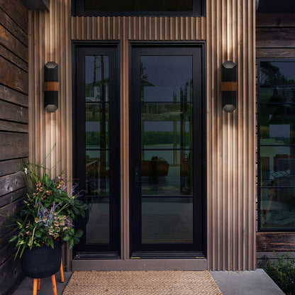 Chasm LED Wall Lantern in Matte Black