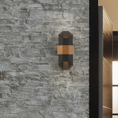 Chasm LED Wall Lantern in Matte Black