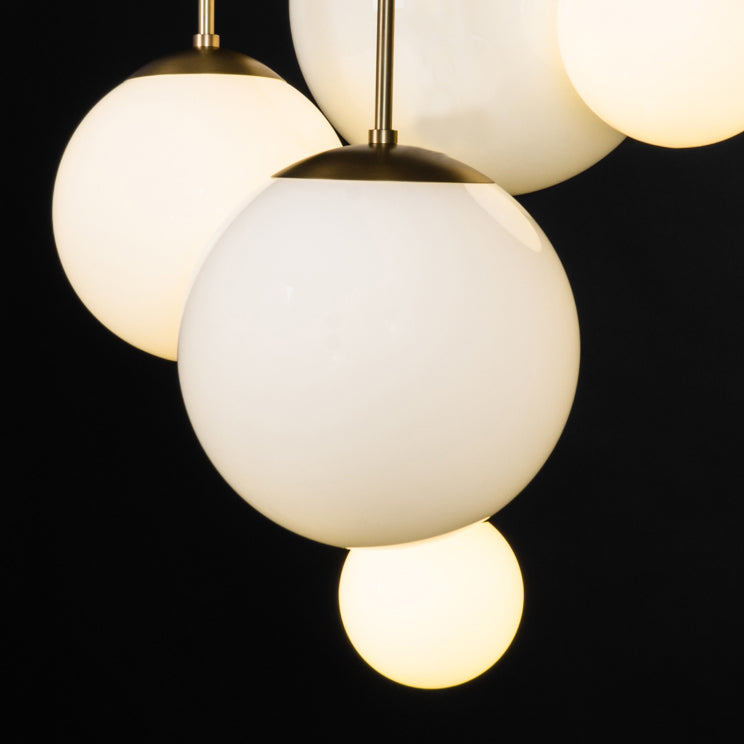 Glass Globe Opal 200 Pendant Light