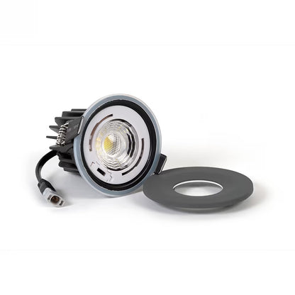 Soho Graphite Grey LED Downlights, Fire Rated, Fixed, IP65, CCT Switch, High CRI, Dimmable