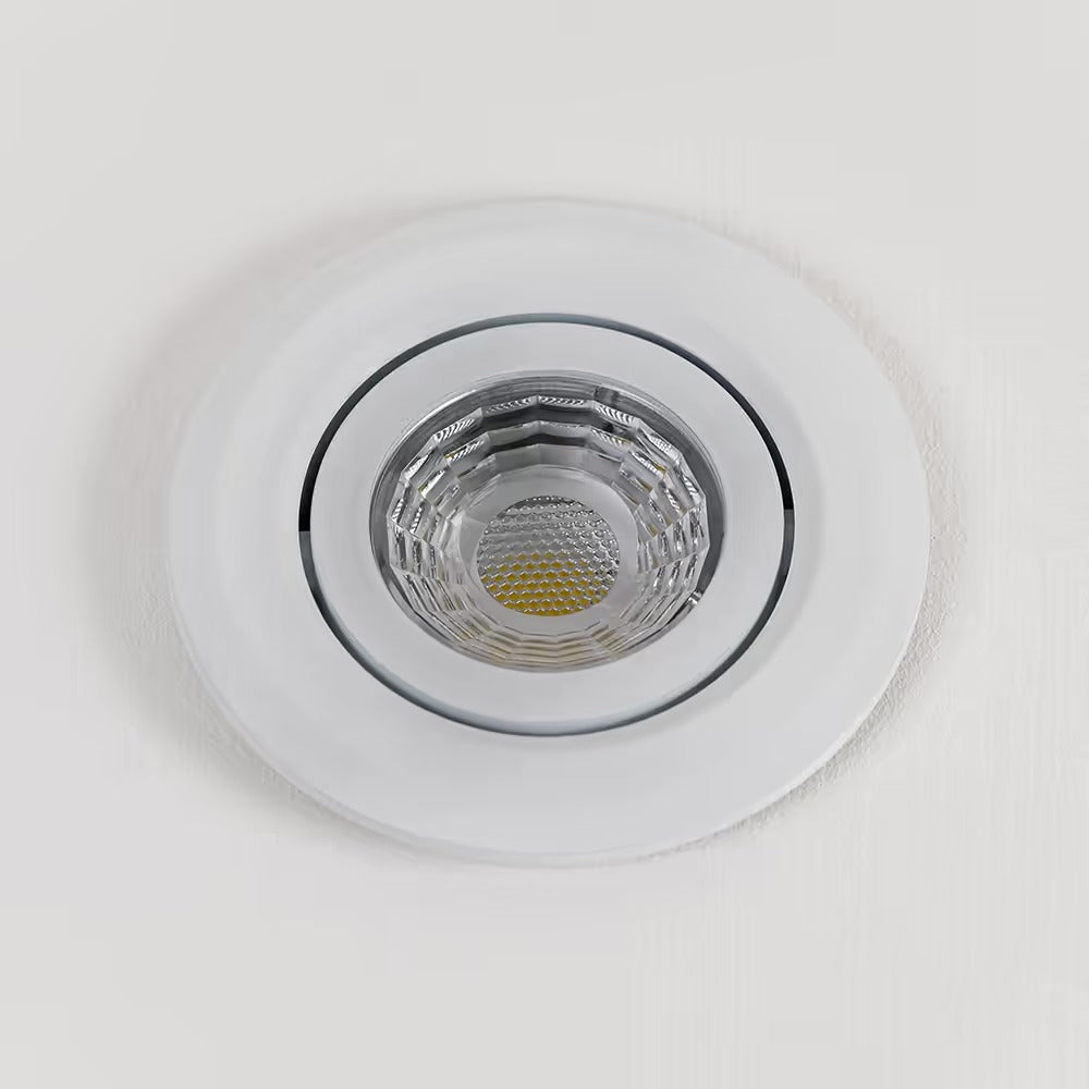Soho Lighting White 4K Cool White Tiltable LED Downlights, Fire Rated, IP44, High CRI, Dimmable