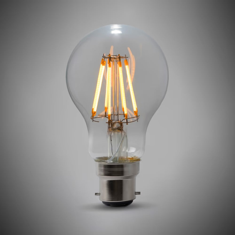 Gidea B22 8W Clear A60 Horizon Daylight LED Bulb