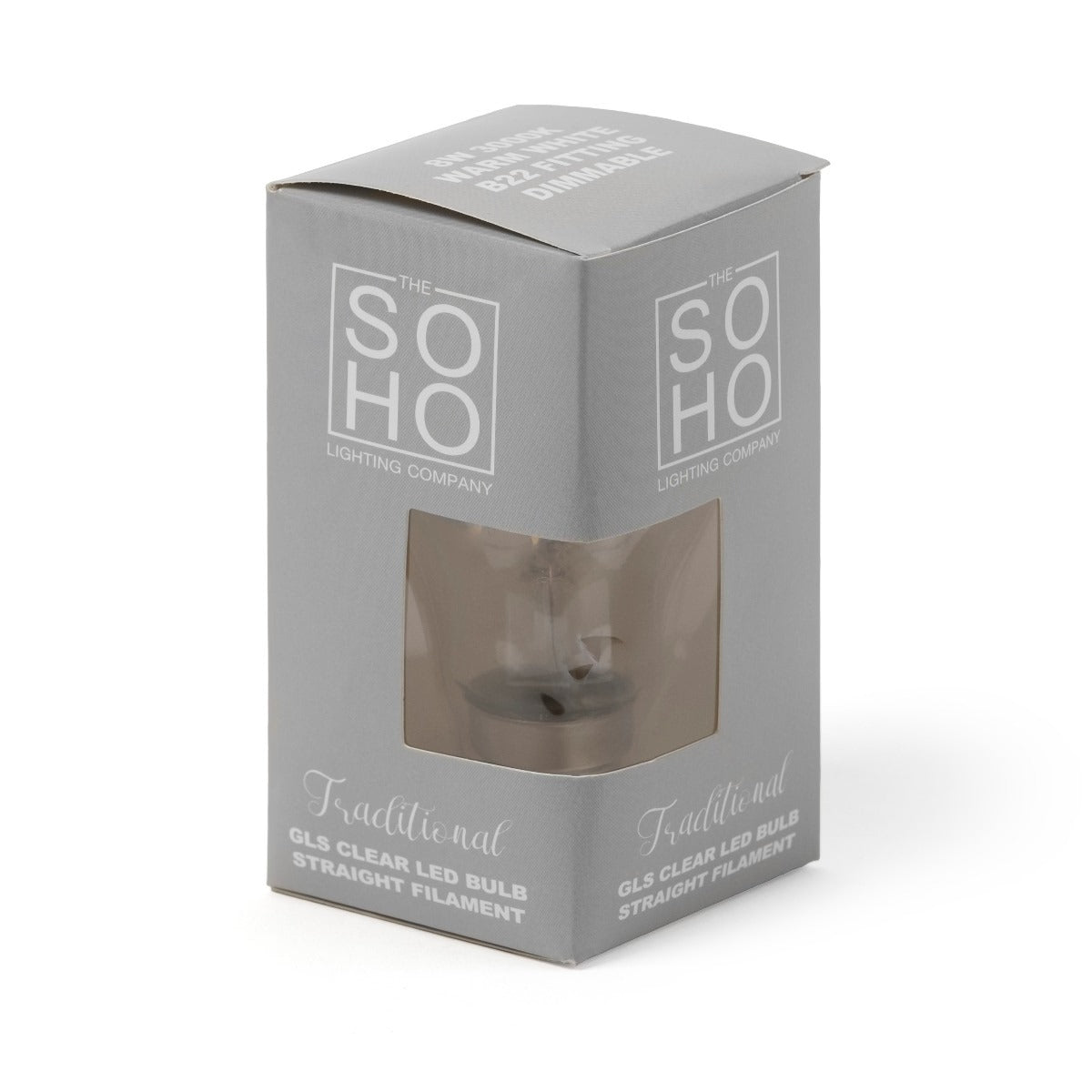 Gidea B22 8W Clear A60 Warm White High CRI LED Bulb