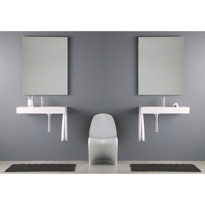 Slim Rectangular Mirror - 40x100cm
