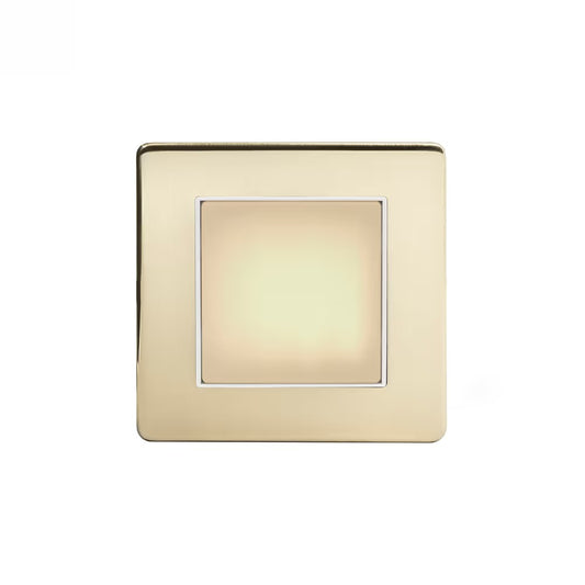 The Savoy Collection Brushed Brass LED Stair Light - Warm White