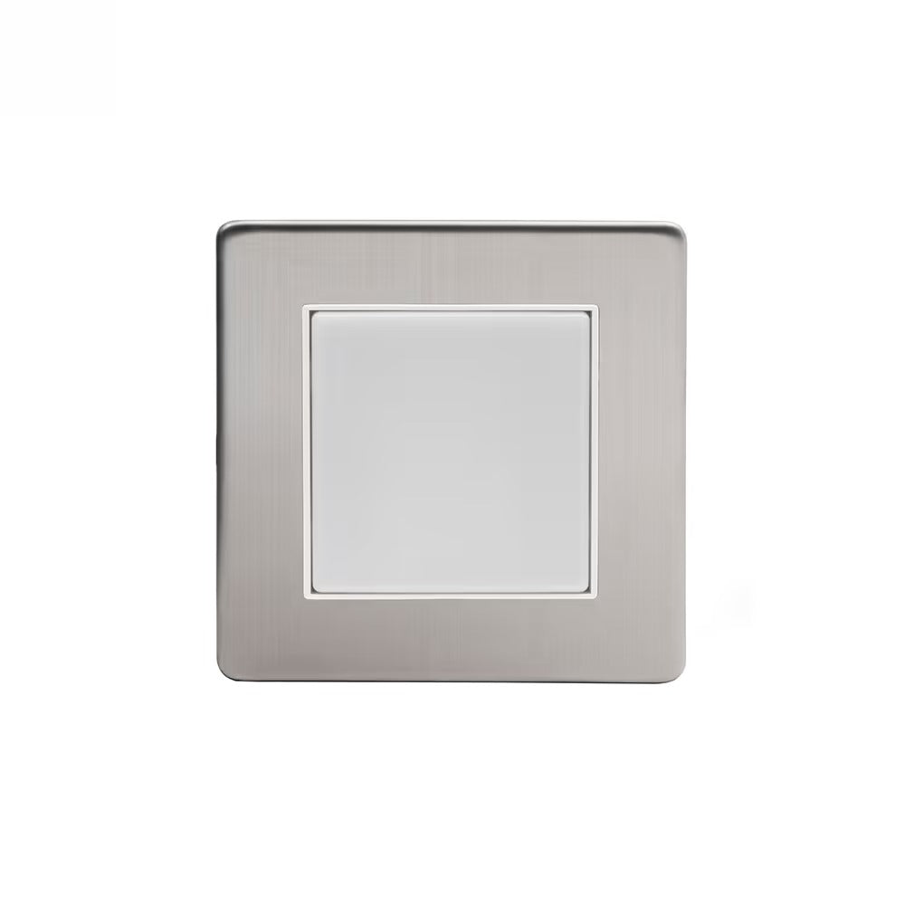 The Lombard Collection Brushed Chrome LED Stair Light - Warm White