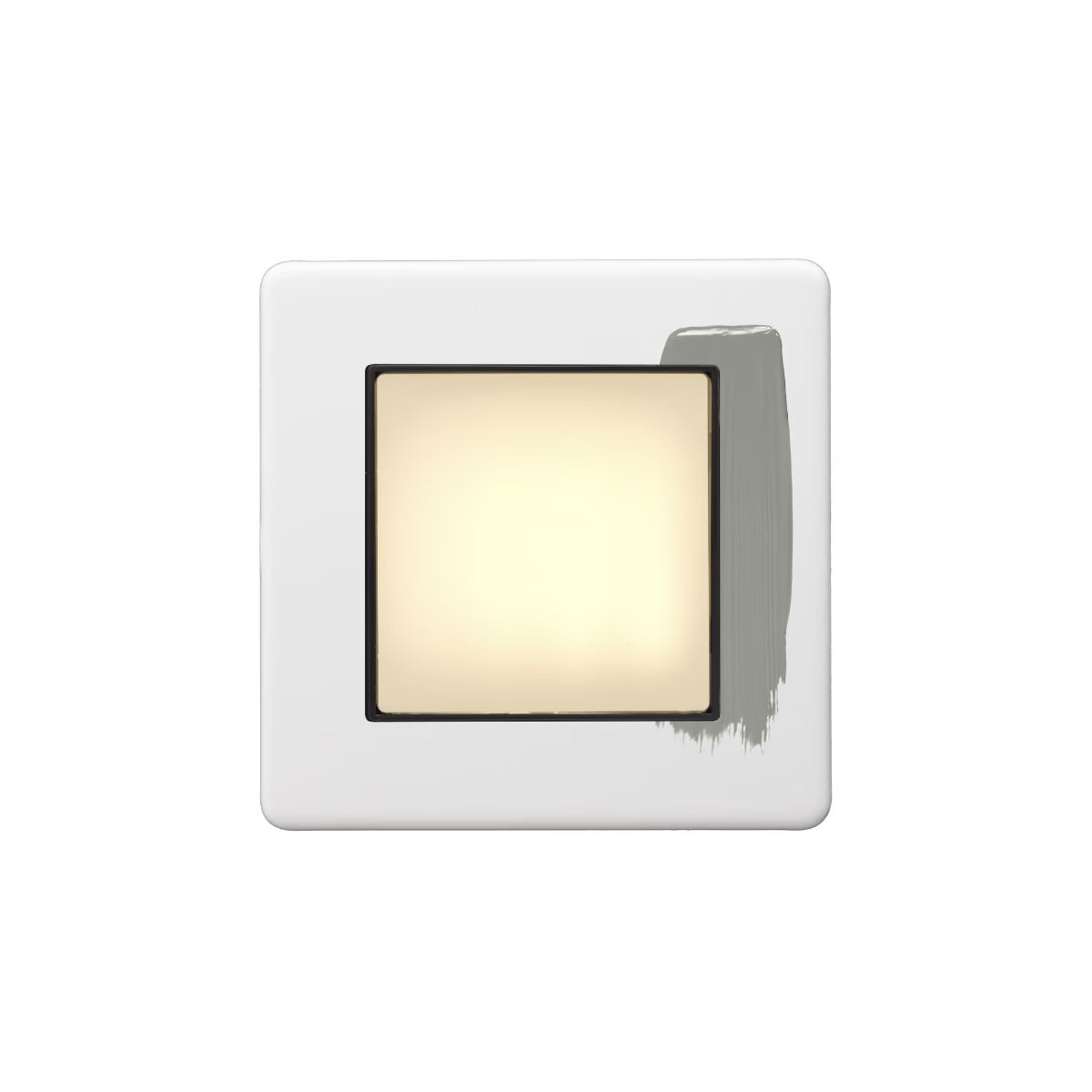 Soho Lighting Primed Paintable LED Stair Light - Warm White with Black Insert