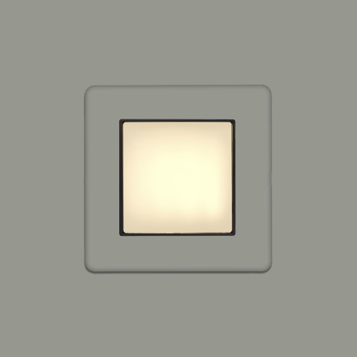 Soho Lighting Primed Paintable LED Stair Light - Warm White with Black Insert