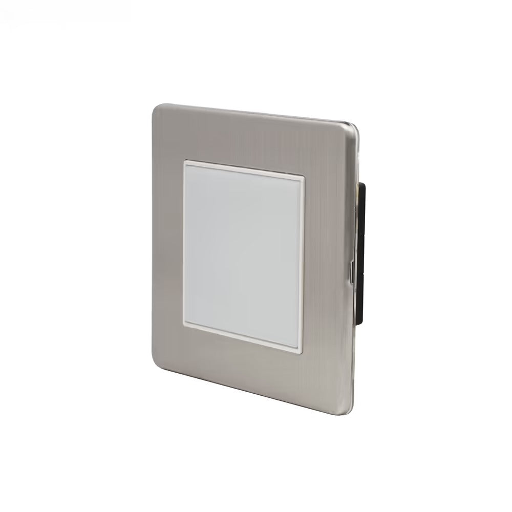 The Lombard Collection Brushed Chrome LED Stair Light - Cool White