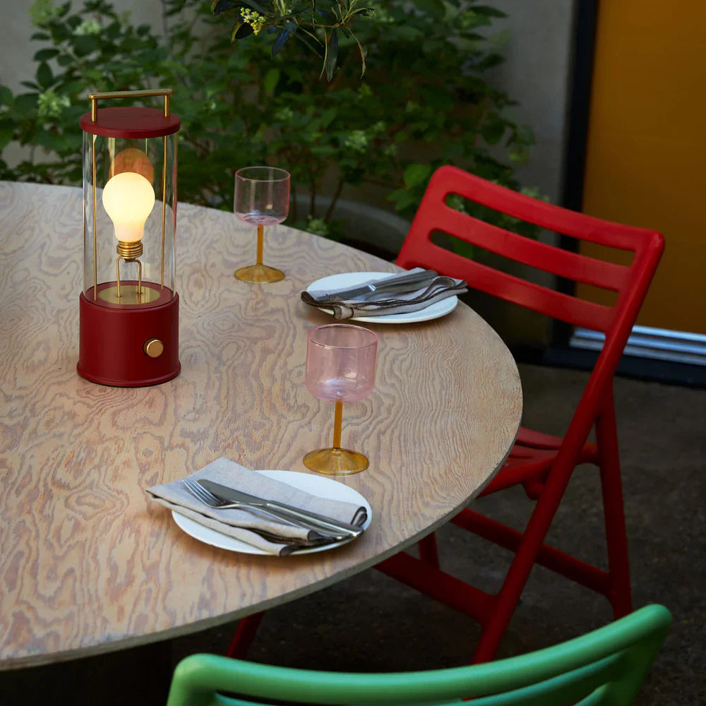 Tala x Farrow + Ball, The Muse Portable Lamp Pomona Red Lifestyle 2